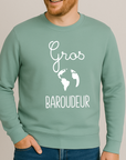 Sweat Homme Gros Baroudeur Vert Jade