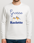 Sweat Homme Grosse Raclette Blanc