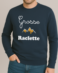 Sweat Homme Grosse Raclette Bleu Marine