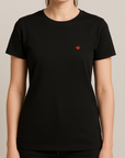 T-Shirt col rond jersey coupe ajustée - Femme