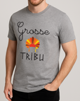T-Shirt Homme Grosse Tribu Gris Chiné
