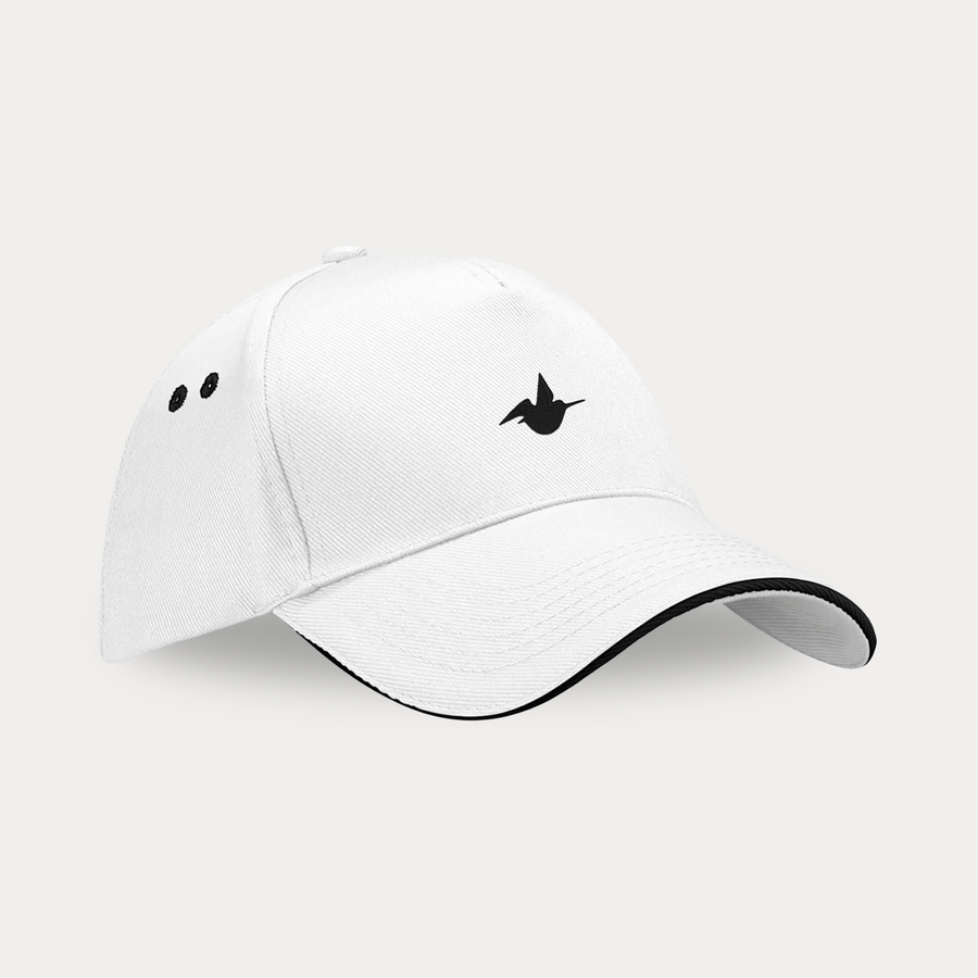 Casquette Baseball Blanc / Noir Face