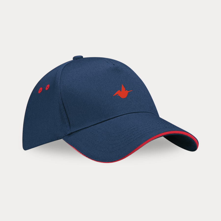 Casquette Baseball Bleu Marine / Rouge Face