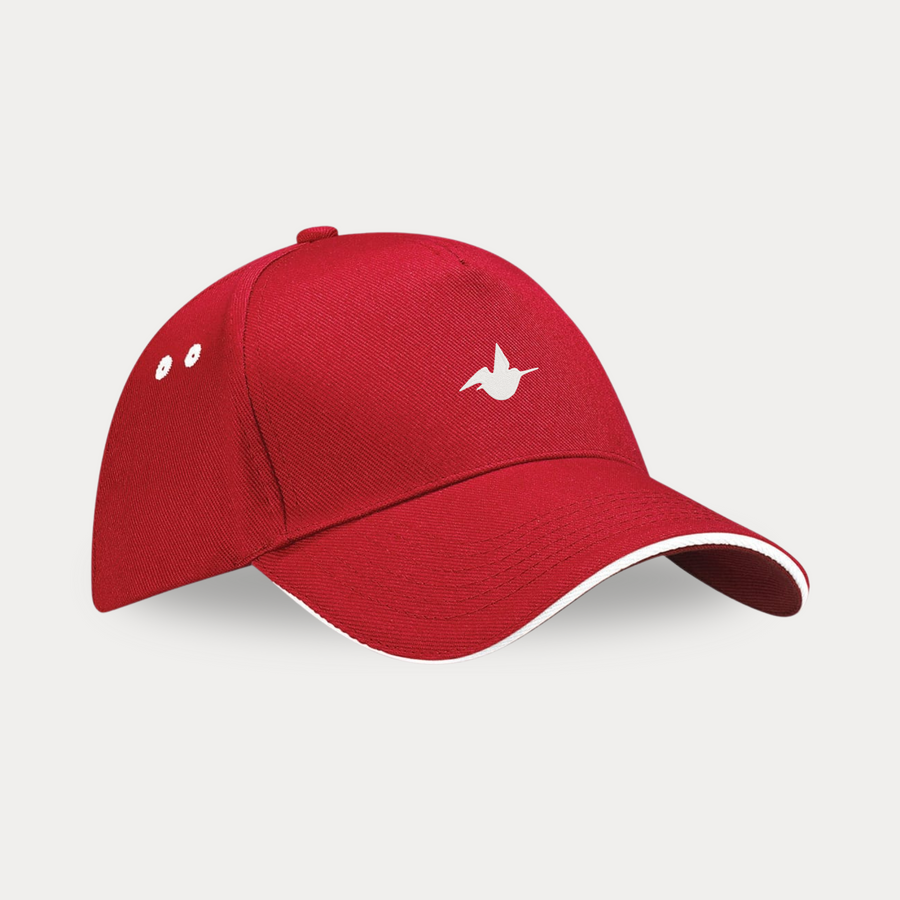 Casquette Baseball Rouge / Blanc Face