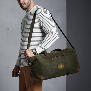 Sac voyage en toile cirée Heritage