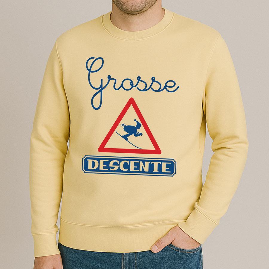 Sweat Homme Grosse Descente Ananas