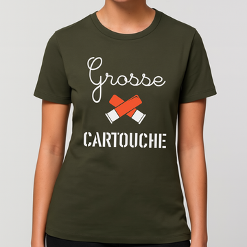 T-Shirt Femme Grosse Cartouche FP Khaki