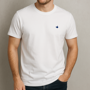 T-Shirt Homme FP Blanc / French Marine